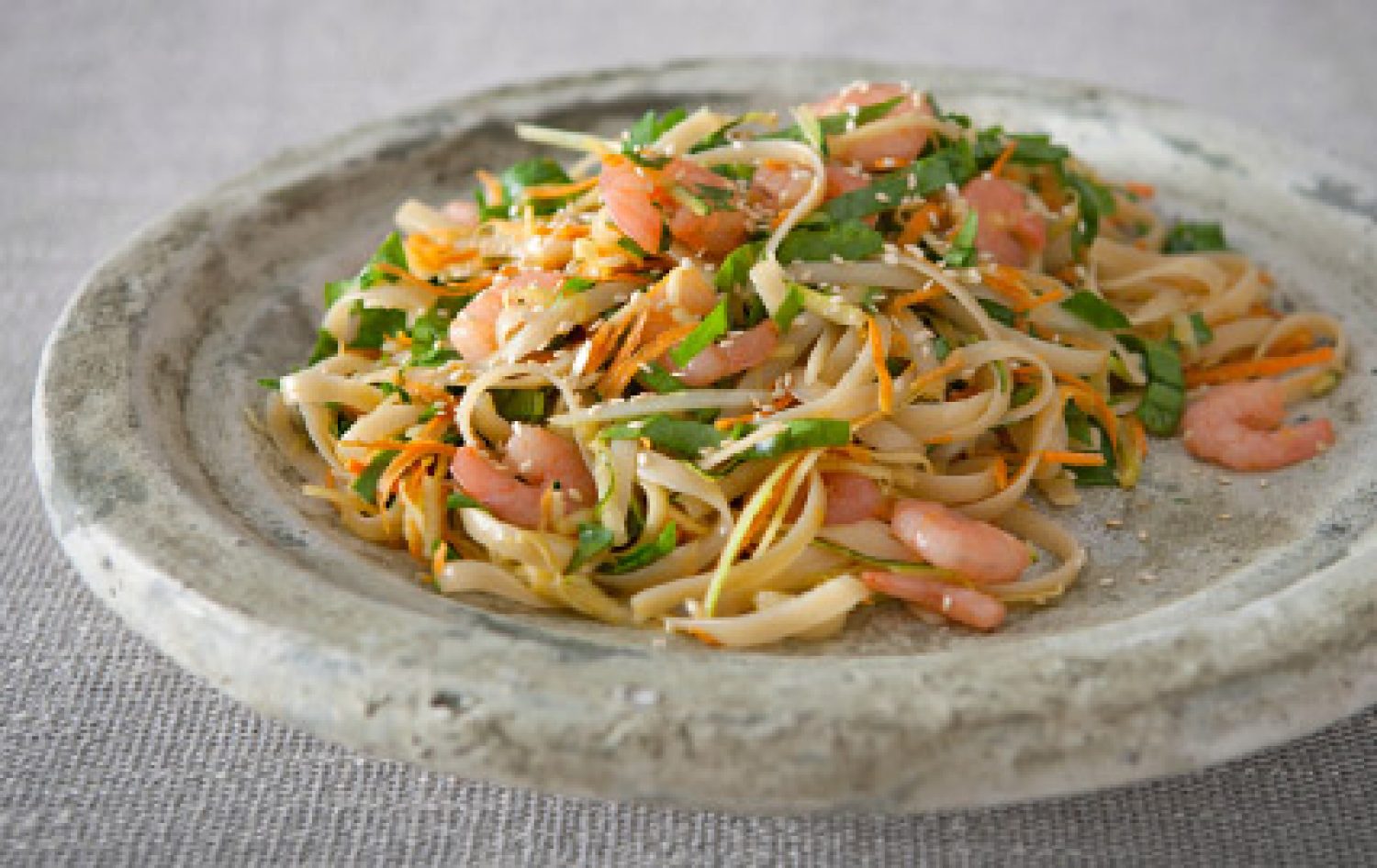 Easy Shrimp and Spinach Fettuccine - San Remo