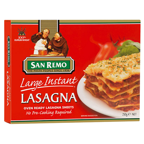 Large Instant Lasagna - San Remo