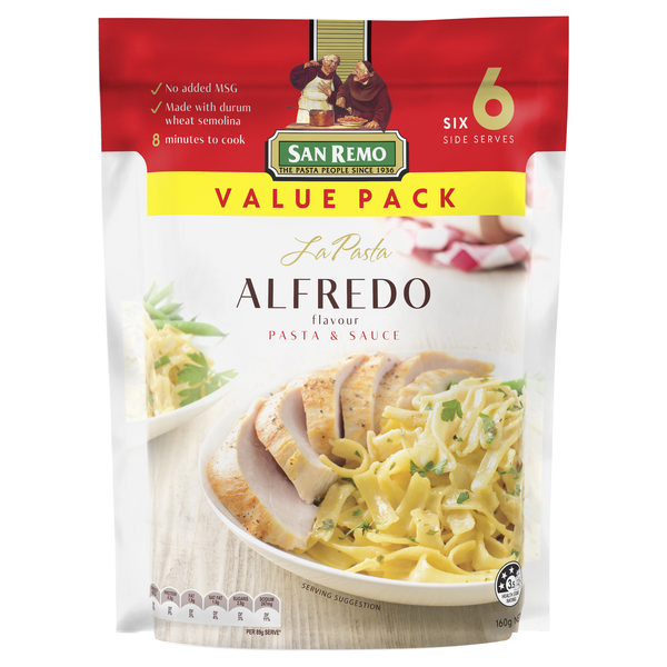 La Pasta Alfredo Family Pack San Remo